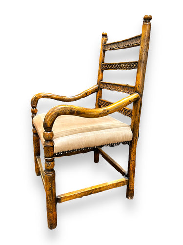 Hand Carved High Back Arm (set of 2) Chairs - DeFrenS