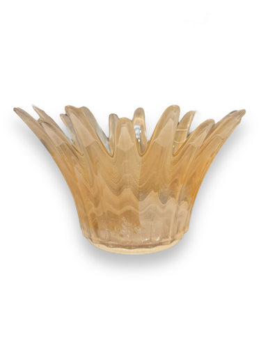 Small Murano Glass Bowl with Petal Rim - DeFrenS
