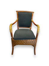 Cargar imagen en el visor de la galería, Green/Wicker Arm Chair - DeFrenS