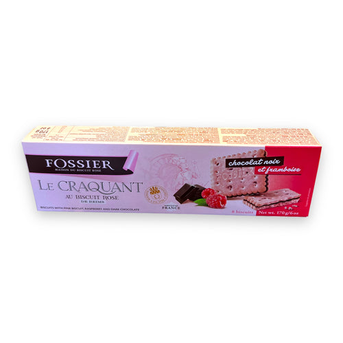 Fossier Pink Biscuit with Dark Chocolate and Raspberry - DeFrenS