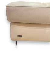 Load image into Gallery viewer, Cream Leather Reclining Sofa - DeFrenS