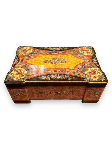Decorative Painted Hinged Box - DeFrenS