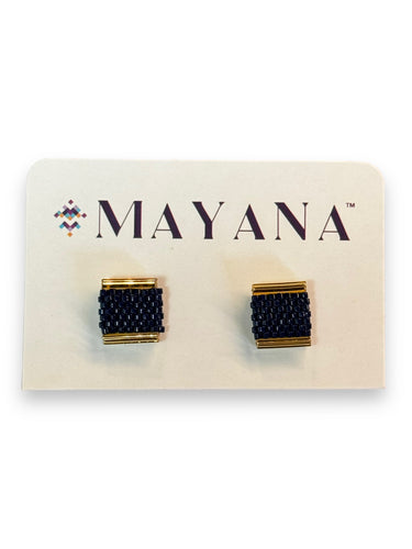 Mayana Jewelry, Blue Studs
