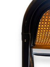 Cargar imagen en el visor de la galería, Black/Tan Bamboo Chair - DeFrenS