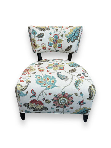 Ethan Allen Floral Chair - DeFrenS