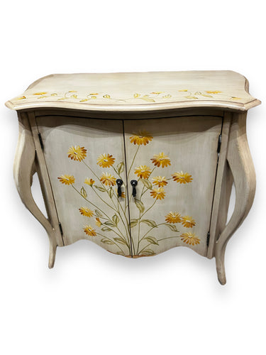 Sunflower Hand Painted Cabinet - DeFrenS