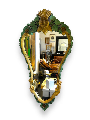 Mirror with Green & Yellow Frame - DeFrenS