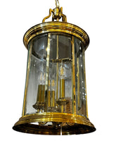 Cargar imagen en el visor de la galería, Vintage Brass Hanging Light