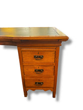 Load image into Gallery viewer, Antique English Partner Desk - DeFrenS