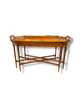 Cargar imagen en el visor de la galería, Wood Tray w/ Legs Table