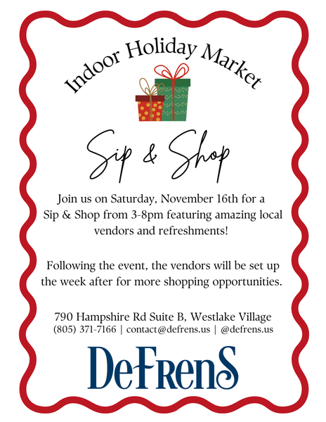 Sip & Shop at DeFrenS!