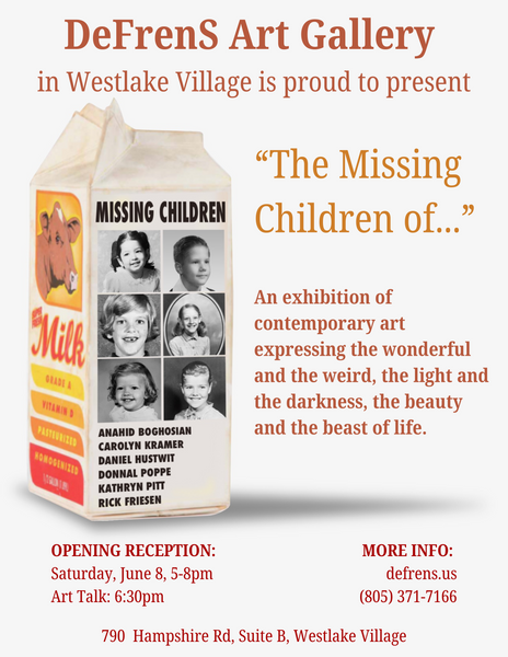 The "Missing Children of" Art Exhibit at DeFrenS