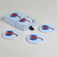Load image into Gallery viewer, Fishkoï - Set of 4 Ceramic Coasters - DeFrenS
