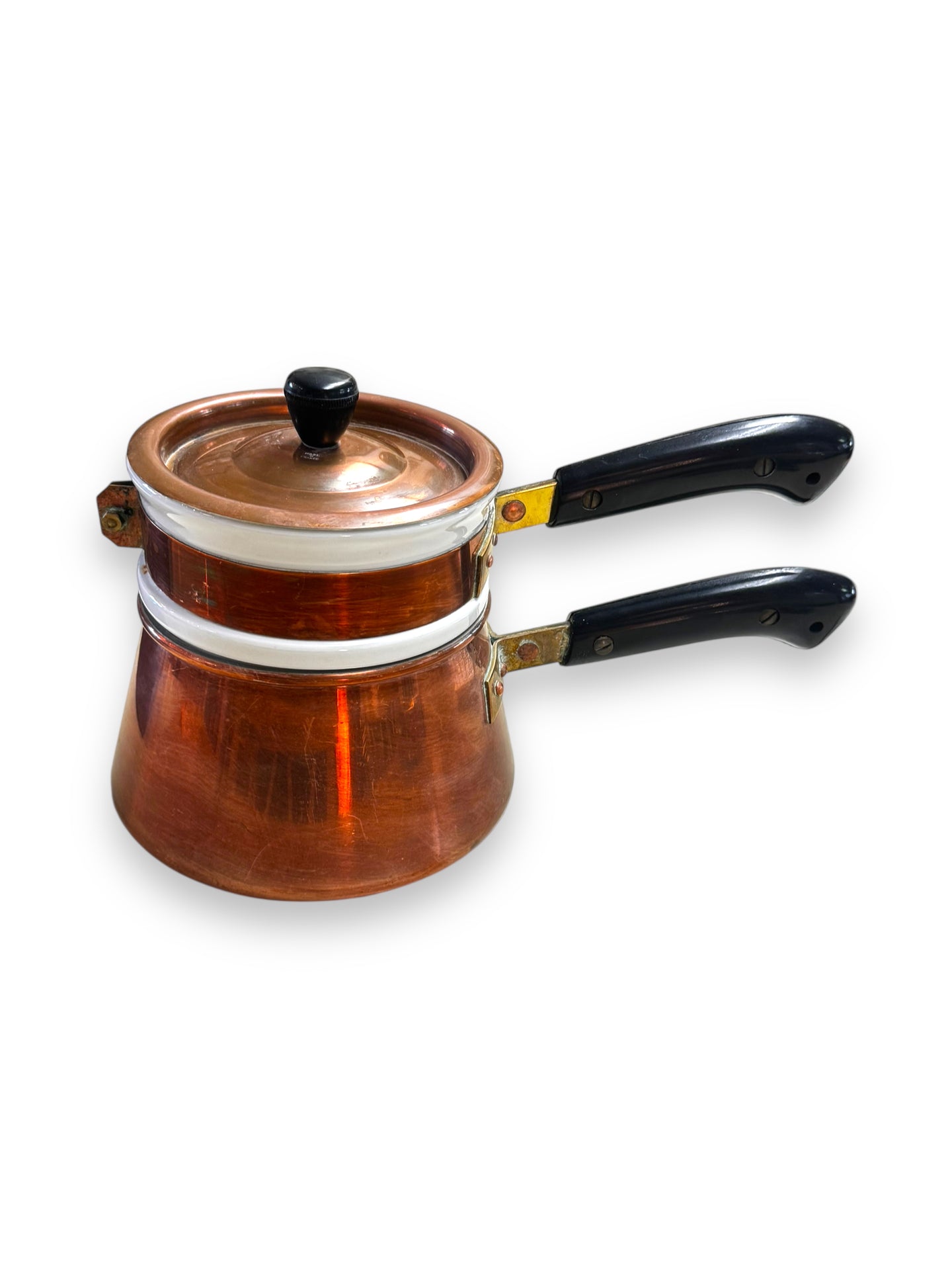 Copper Apilco Double Boiler