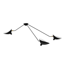 Cargar imagen en el visor de la galería, Three-Arm Mouille Ceiling Lamp - DeFrenS
