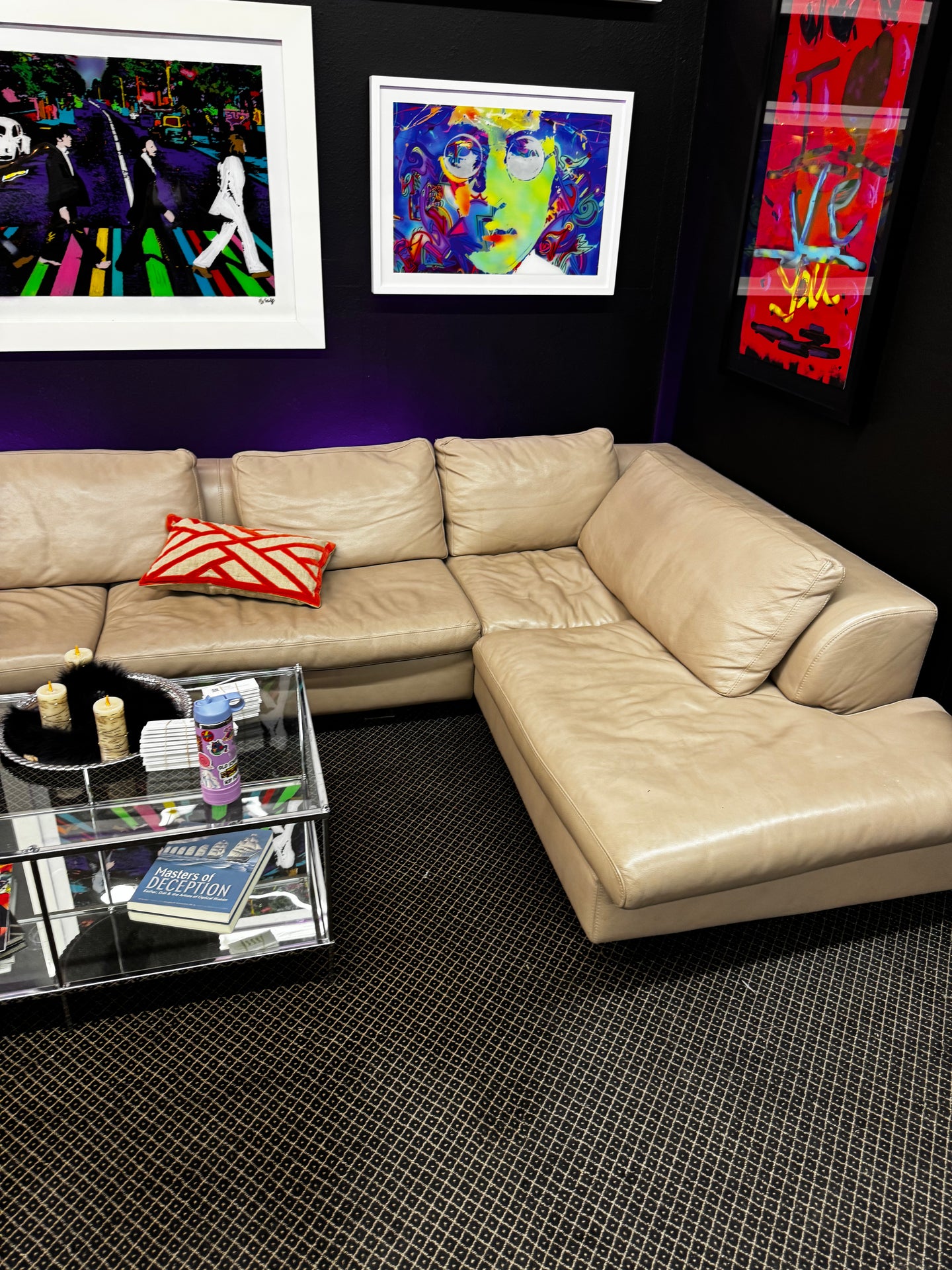 Dark Colored Lg Area Rug - DeFrenS