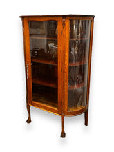Load image into Gallery viewer, Antique Oak Curio Cabinet - DeFrenS
