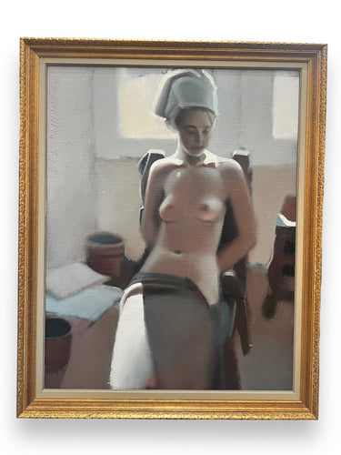 Nude Woman Oil Painting by Josip Kustura - DeFrenS