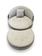 Cargar imagen en el visor de la galería, Set of 3 Adrian Pearsall Chair, Ottoman and Pillow - DeFrenS
