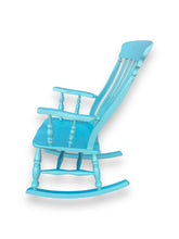 Carica l&#39;immagine nel visualizzatore di Gallery, Blue Rocking Chair - DeFrenS
