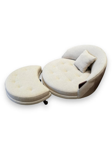 Set of 3 Adrian Pearsall Chair, Ottoman and Pillow - DeFrenS