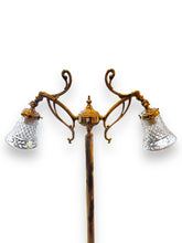 Load image into Gallery viewer, Gold Floor Lamp w/ Two Lights - DeFrenS
