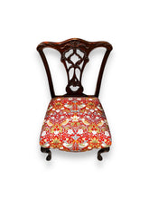 Load image into Gallery viewer, Occasional Chippendale Chair w/ WM Morris Upholstery - DeFrenS
