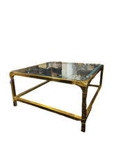 Cargar imagen en el visor de la galería, Brass/Glass Coffee Table - DeFrenS
