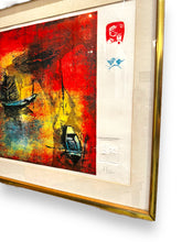 Cargar imagen en el visor de la galería, Mid Century Lithograph Signed and Numbered - DeFrenS
