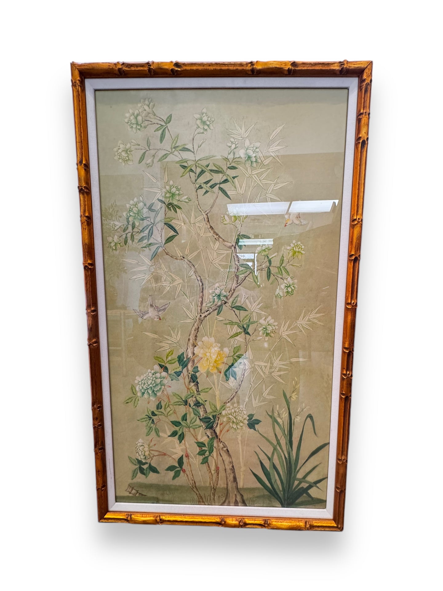 Bamboo Framed Asian Art