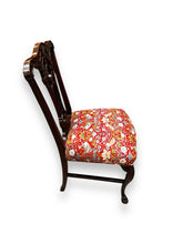 Load image into Gallery viewer, Occasional Chippendale Chair w/ WM Morris Upholstery - DeFrenS
