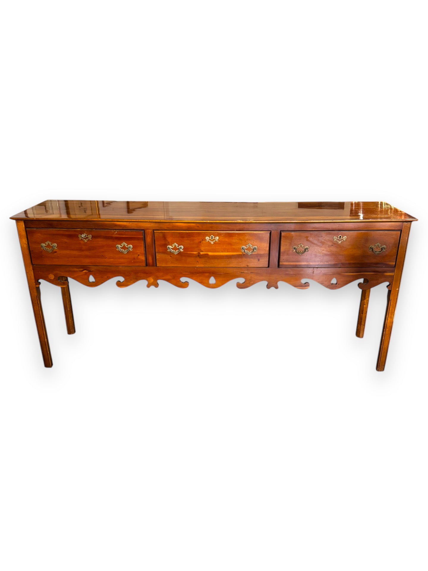 Wright Table Co. Yew Wood Sideboard