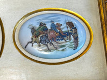 Cargar imagen en el visor de la galería, Limoge Framed Napoleon &amp; Ses Battalions Plaque - DeFrenS
