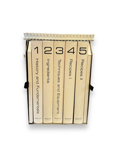 Set of 6 Modernist Bread Books with Holder - DeFrenS