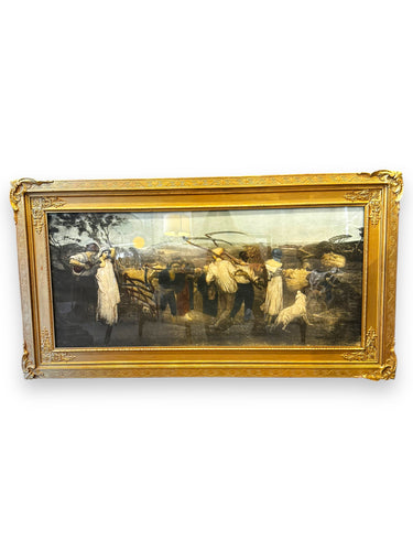 Framed Art - Villagers - DeFrenS