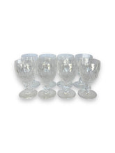 Cargar imagen en el visor de la galería, Set of 8 Waterford White Wine Glasses - Colleen Pattern - DeFrenS
