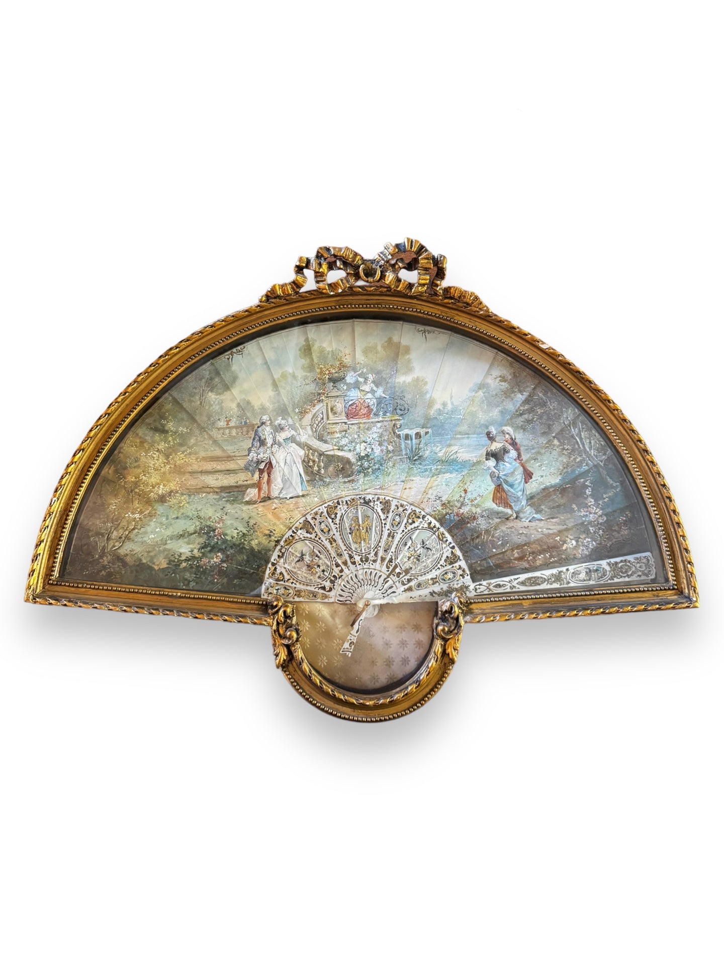 Antique XIX Century Framed French Fan