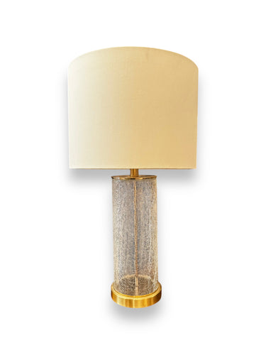 Crackle Glass Lamp - DeFrenS