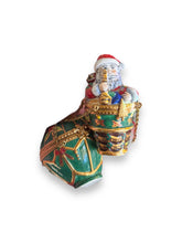 Load image into Gallery viewer, Limoges Santa in Hot Air Balloon - DeFrenS
