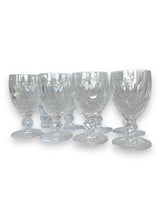 Cargar imagen en el visor de la galería, Set of 8 Waterford White Wine Glasses - Colleen Pattern - DeFrenS
