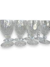 Cargar imagen en el visor de la galería, Set of 8 Waterford White Wine Glasses - Colleen Pattern - DeFrenS
