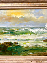 Load image into Gallery viewer, Original Beach Scene, Framed, Signed Daniel Girault Art - DeFrenS
