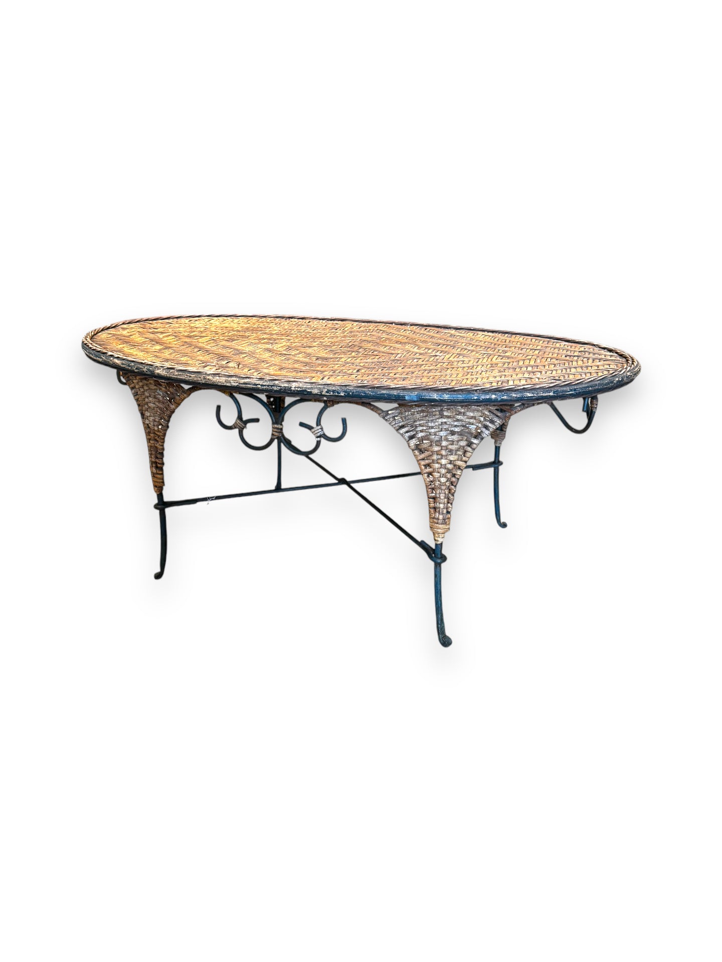 Rattan/Metal Coffee Table - DeFrenS