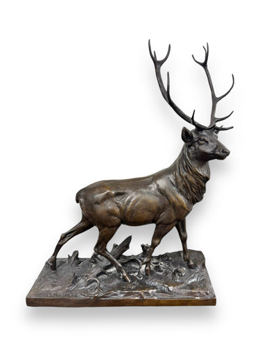 Ch, Pailler Stag Statue - DeFrenS
