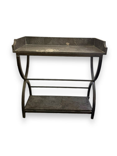 Iron and Marble Side Table - DeFrenS
