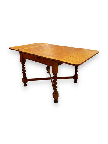 Oak Two Leaf Table - DeFrenS