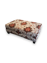 Cargar imagen en el visor de la galería, Floral Rectangular Ottoman - DeFrenS
