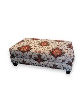 Cargar imagen en el visor de la galería, Floral Rectangular Ottoman - DeFrenS
