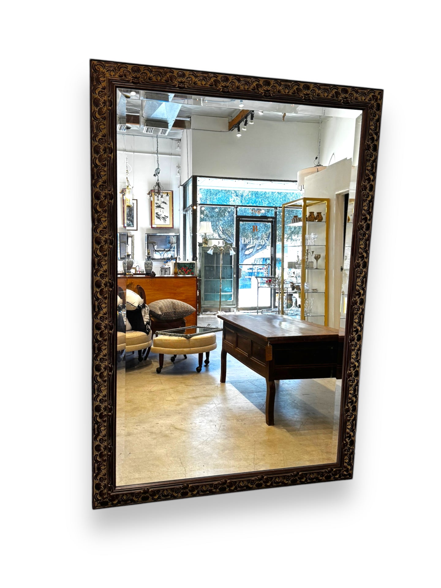 Large Ornate Floor Mirror - DeFrenS