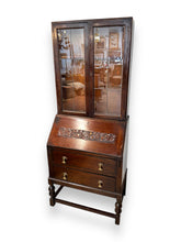 Load image into Gallery viewer, Dark Wood Secretary Desk - DeFrenS
